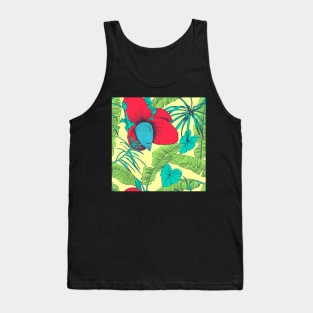 Seamless tropical pattern with banana palms Tank Top